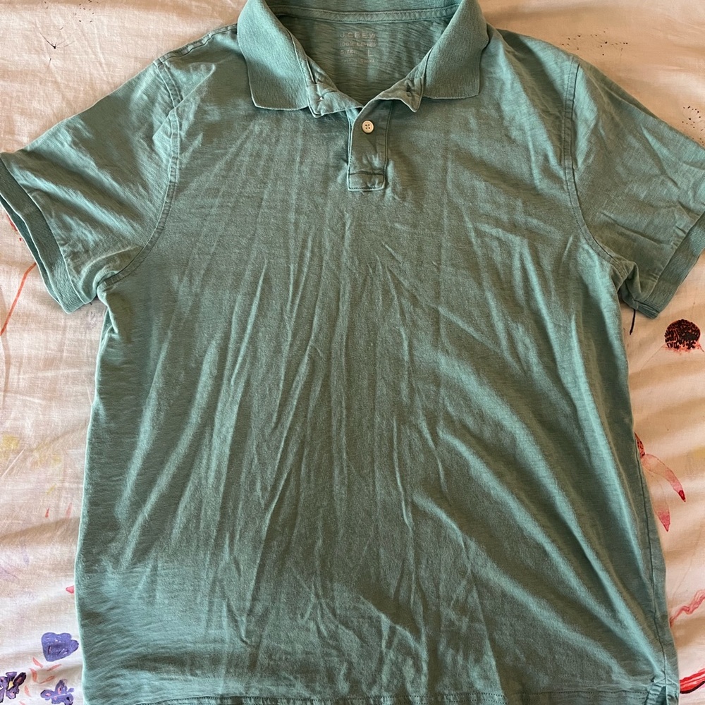 J.Crew men’s polo - like new! Size Large